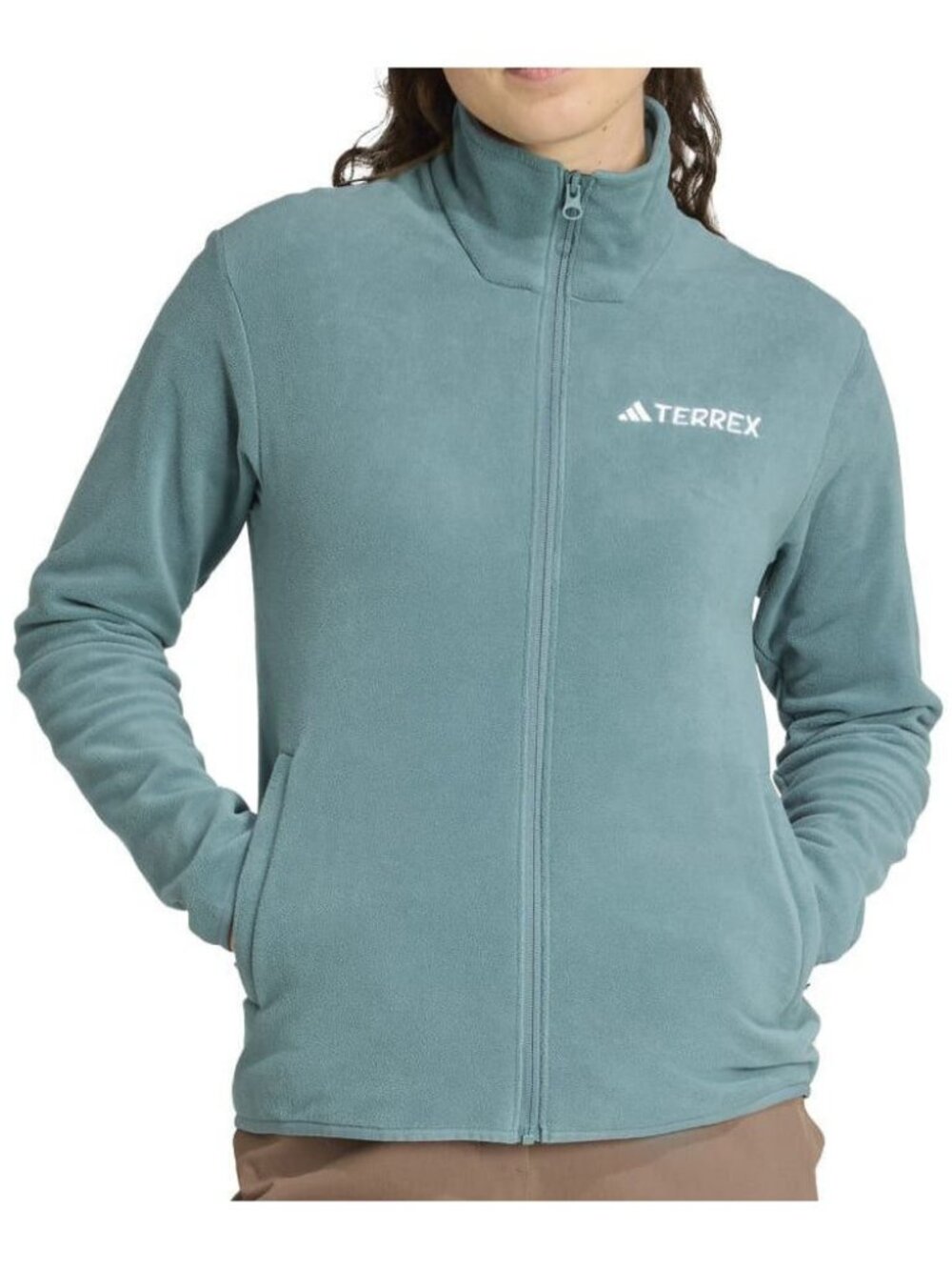 NWT Adidas TERREX JM3111 Multi Essentials Women's Full-Zip Fleece Jacket L